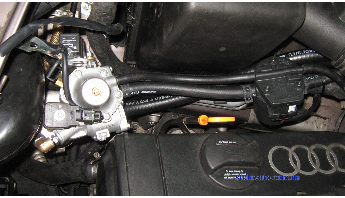 Установка ГБО на AUDI A6 2.6 1996