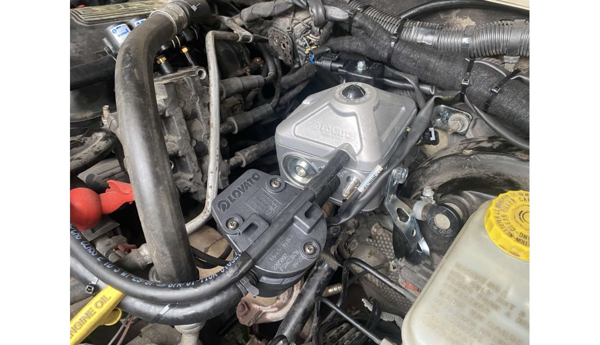 Установка ГБО на JEEP WRANGLER 3.8 2011