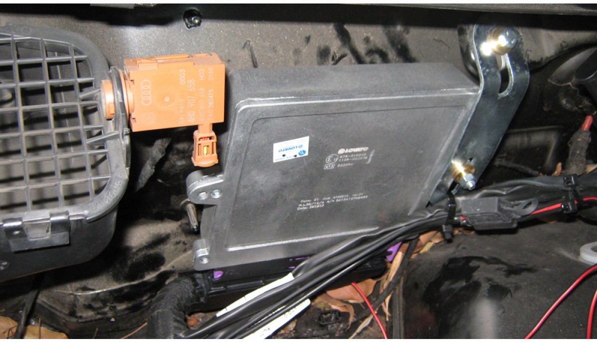 Установка ГБО на Audi Q5 2,0 TFSI , 2012