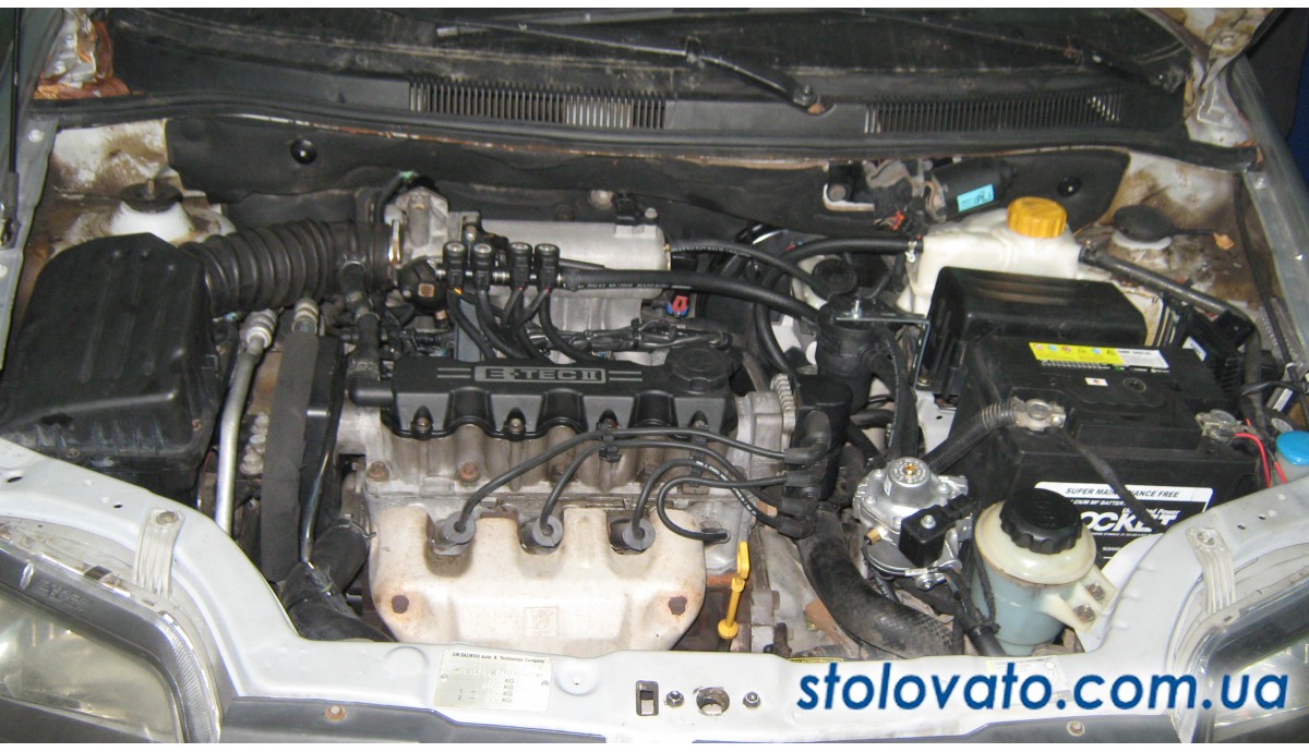 Установка ГБО на Chevrolet Aveo 1.6 2008