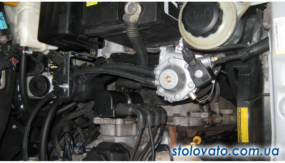 Установка ГБО на Chevrolet Aveo 1.6 2008