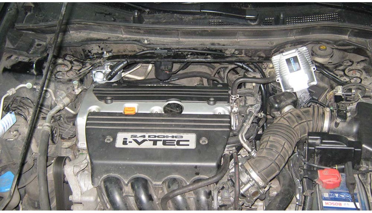 Установка ГБО на Honda Accord 2.4 2009