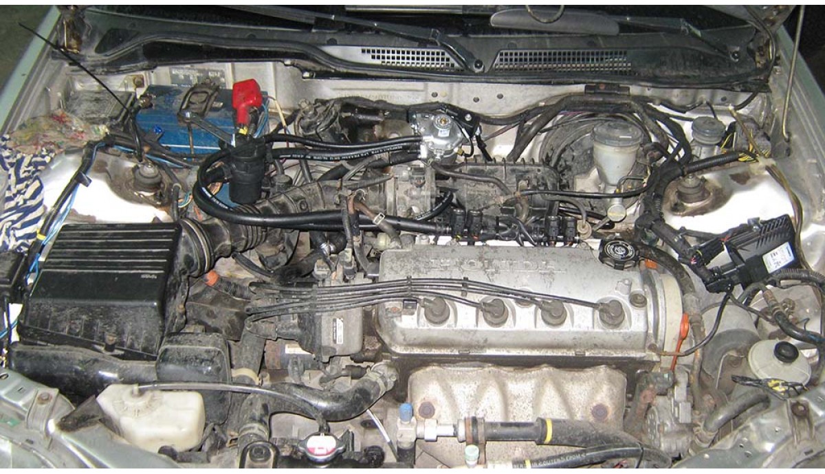 Установка ГБО на Honda Civic 1.4 2007