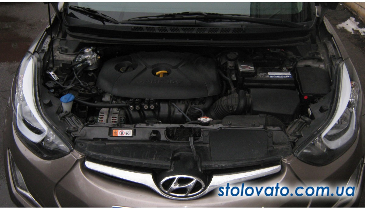 Установка ГБО на Hyundai Elantra 1,8 2013