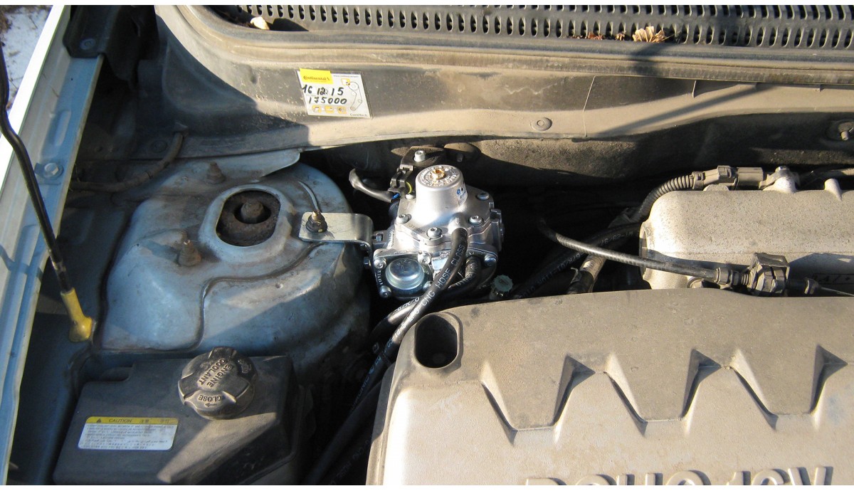 Установка ГБО на Hyundai Accent 1.6 2007