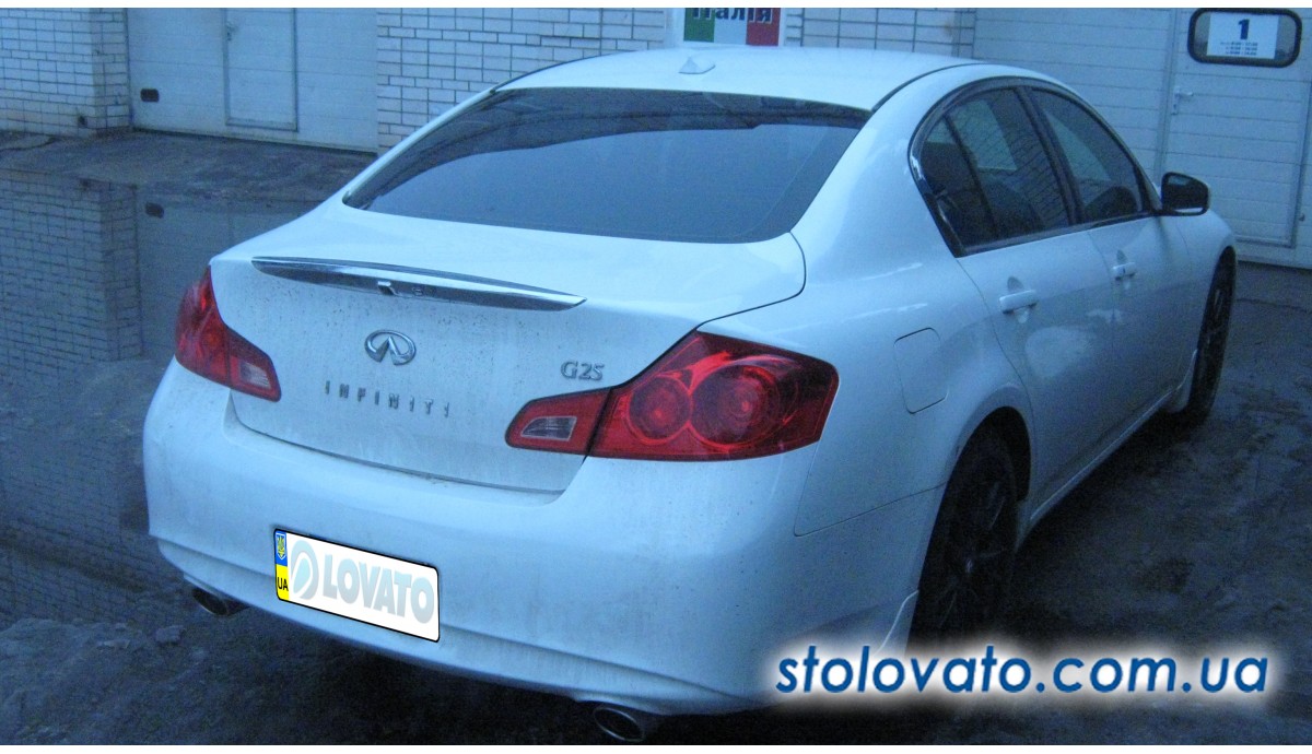 Установка ГБО на Infiniti G 25 2.5 2012