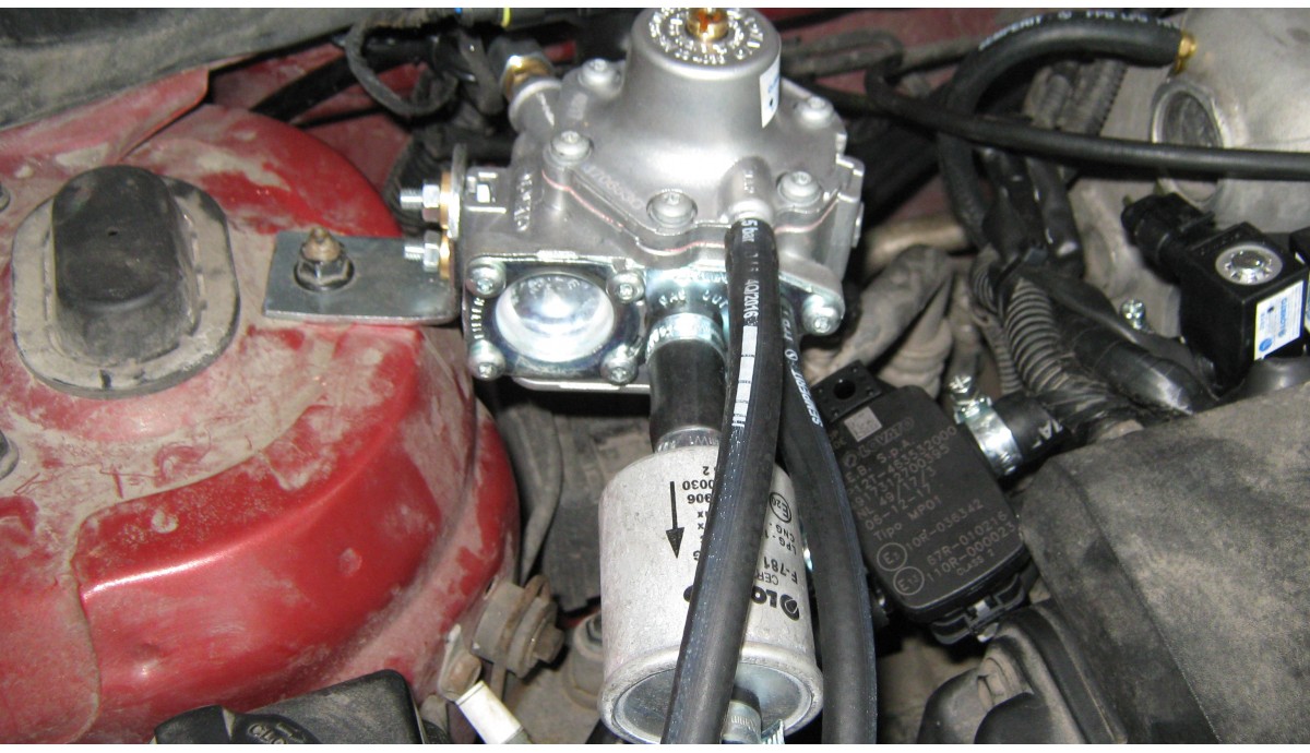 Установка ГБО на Kia Rio 1.4 2005
