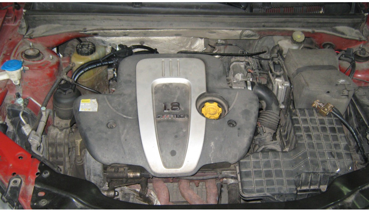 Установка ГБО на MG550 1.8, 2012