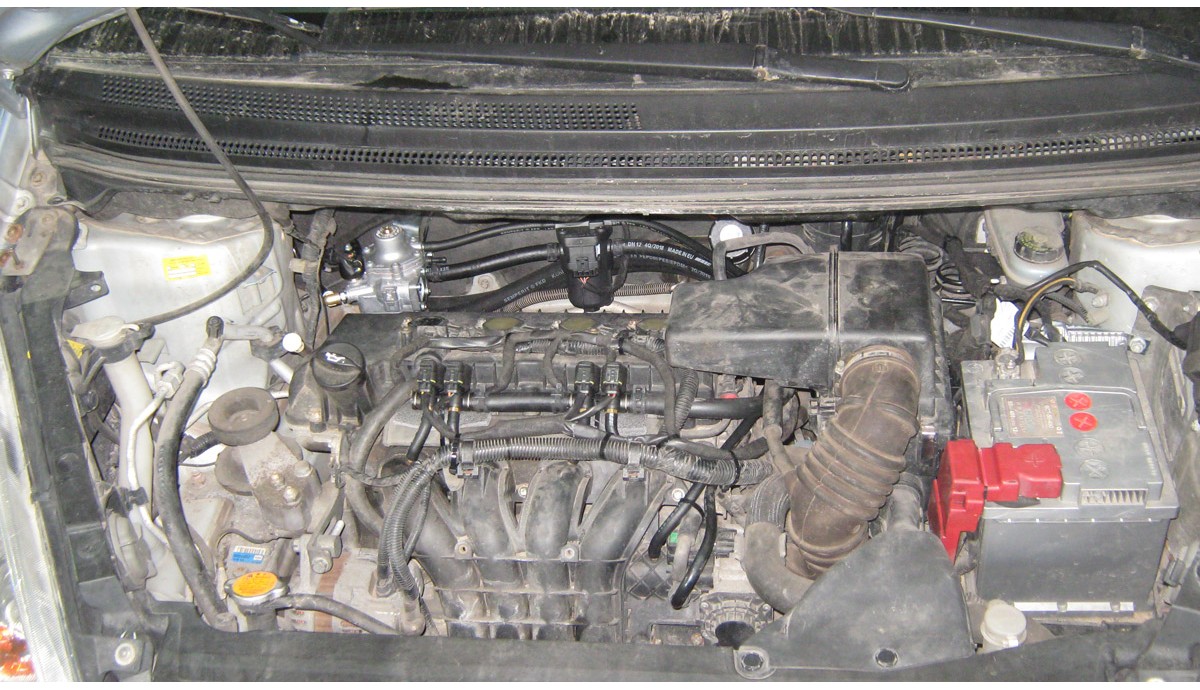 Установка ГБО на Mitsubishi Colt 1.3 2008