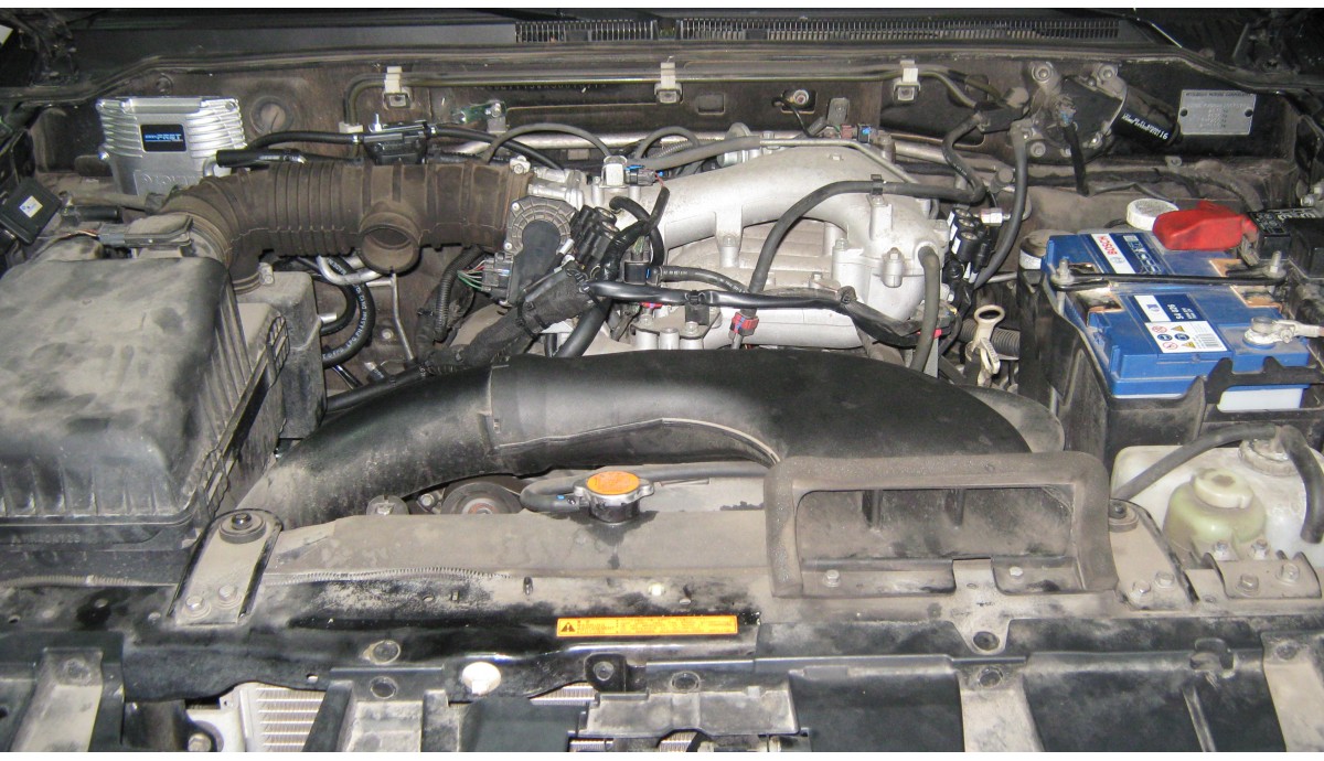 Установка ГБО на Mitsubishi Pajero Wagon 3.0 2010