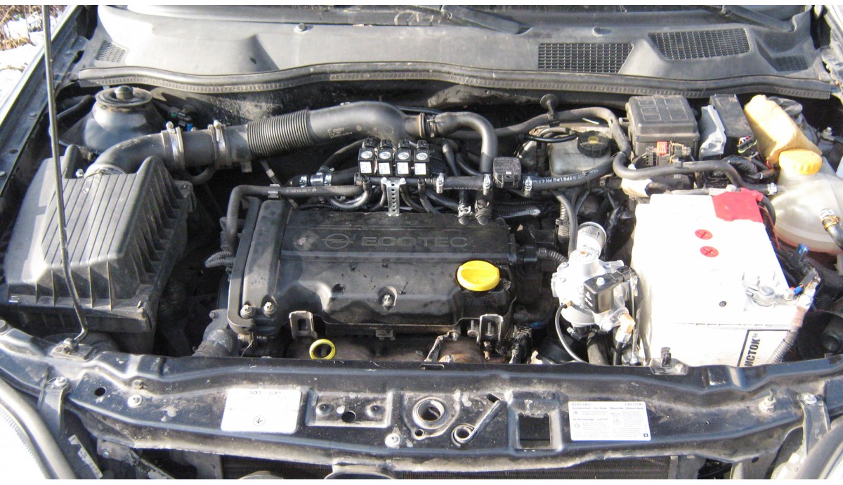 Установка ГБО на Opel Astra 1.4 2008 