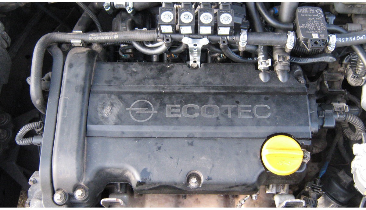 Установка ГБО на Opel Astra 1.4 2008 