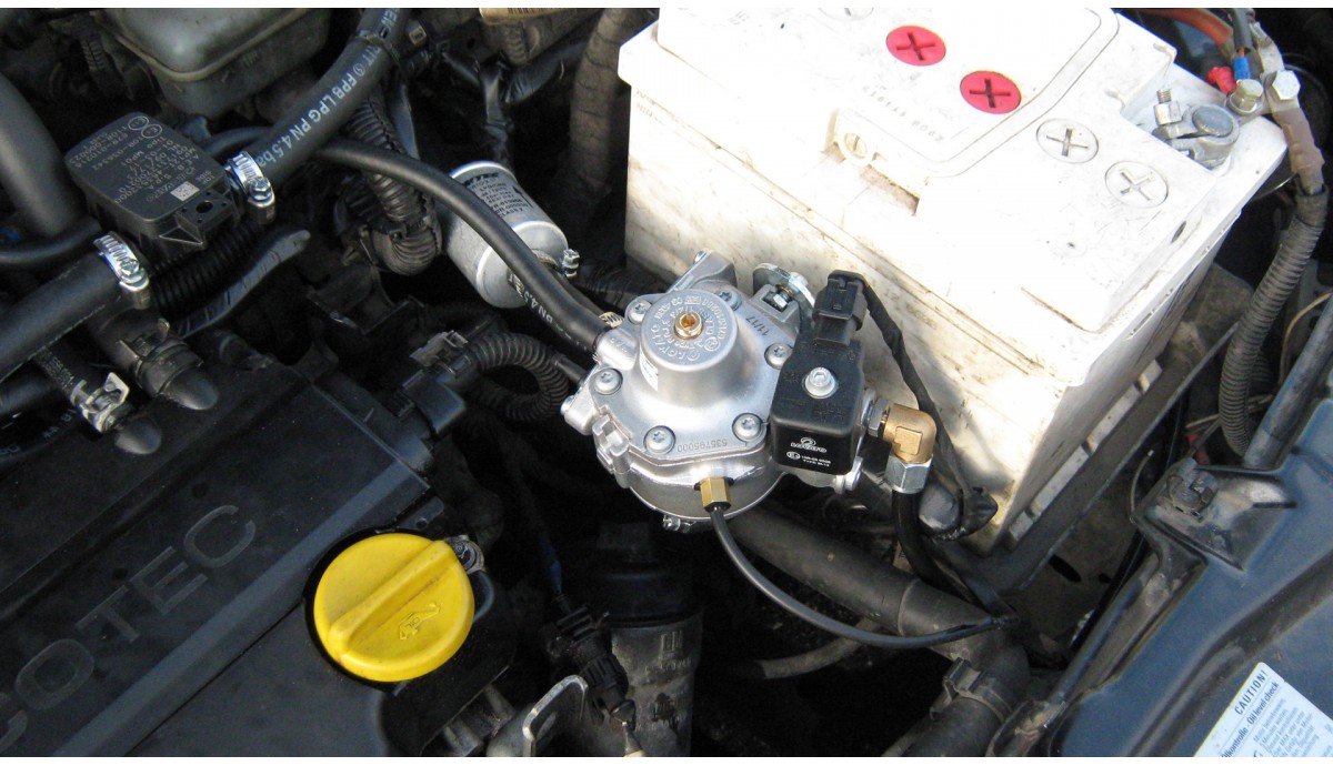 Установка ГБО на Opel Astra 1.4 2008 