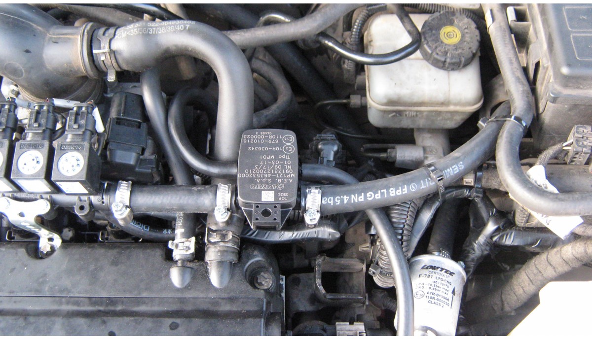 Установка ГБО на Opel Astra 1.4 2008 