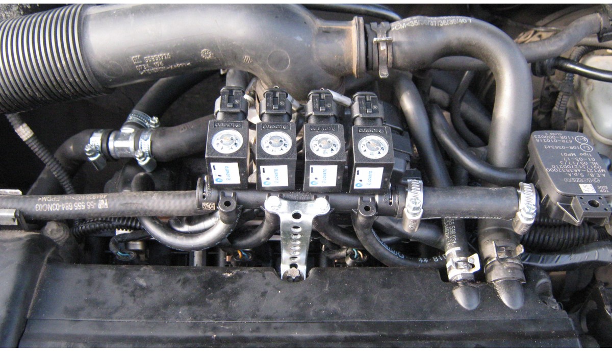 Установка ГБО на Opel Astra 1.4 2008 
