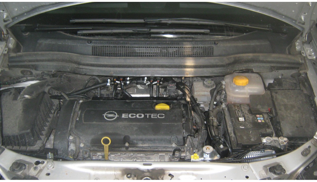 Установка ГБО на Opel Zafira 1.8 2012