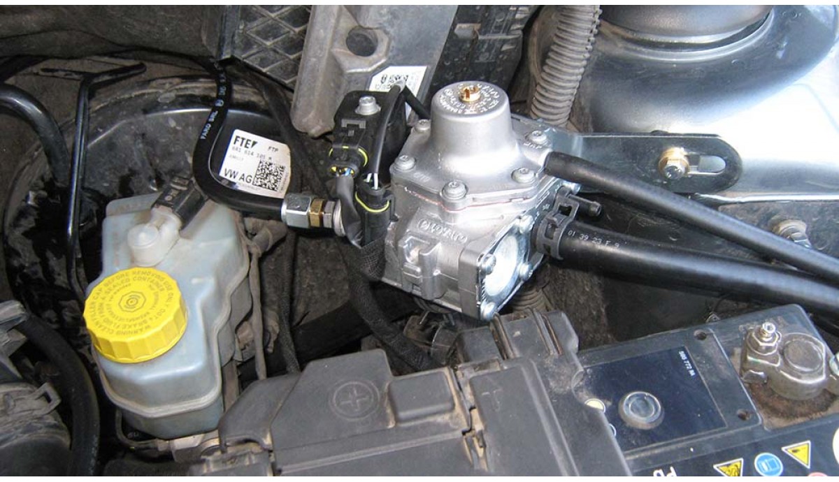 Установка ГБО на Skoda Fabia 1.4 2011