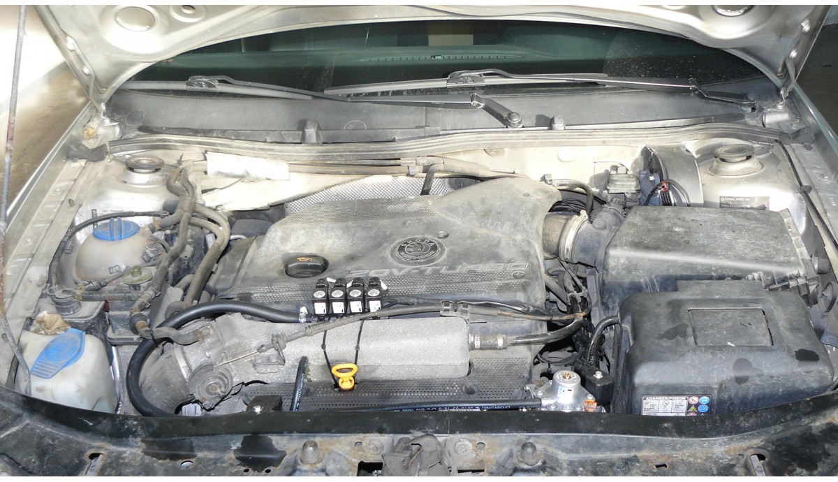 Установка ГБО на Skoda Octavia 1.8 turbo 2007