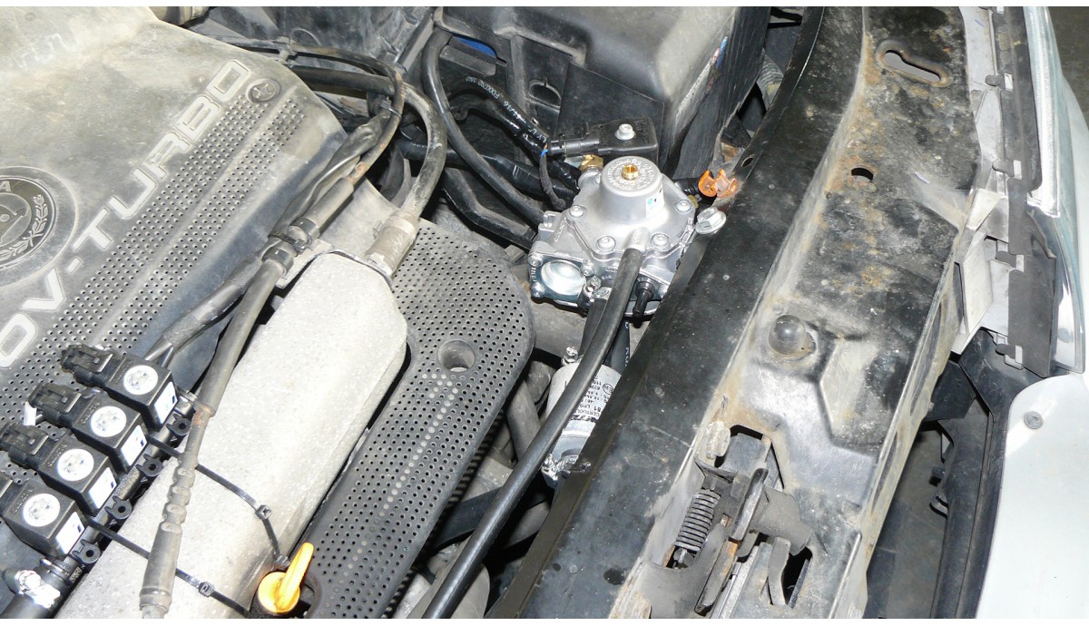 Установка ГБО на Skoda Octavia 1.8 turbo 2007