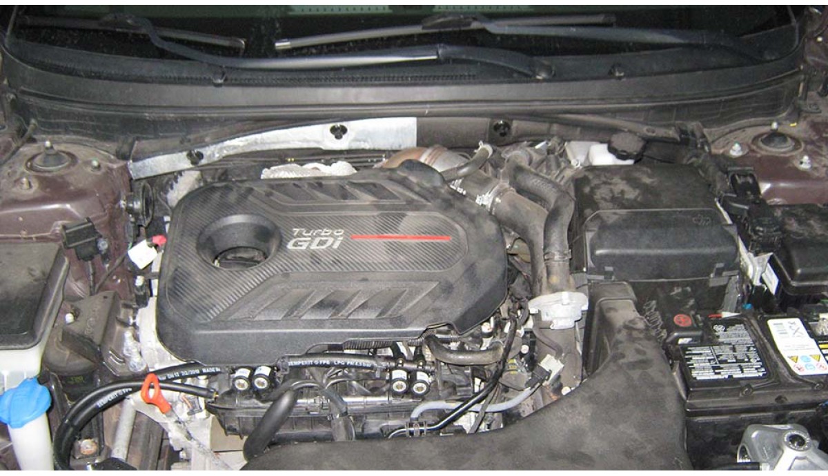Установка ГБО на Hyundai Sonata 2.0t 2014
