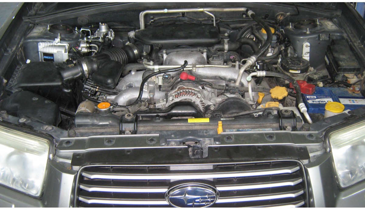 Установка ГБО на Subaru Forester 2.0 2007