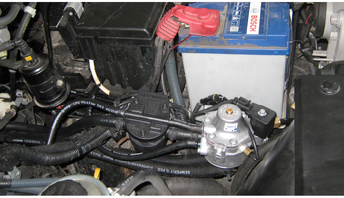 Установка ГБО на Toyota Prado 2,7 2006