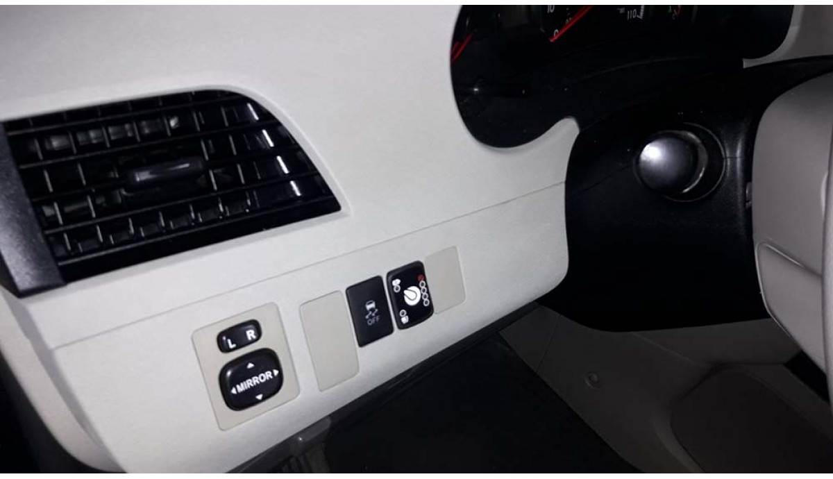 Установка ГБО на Toyota Sienna 2.7 2012