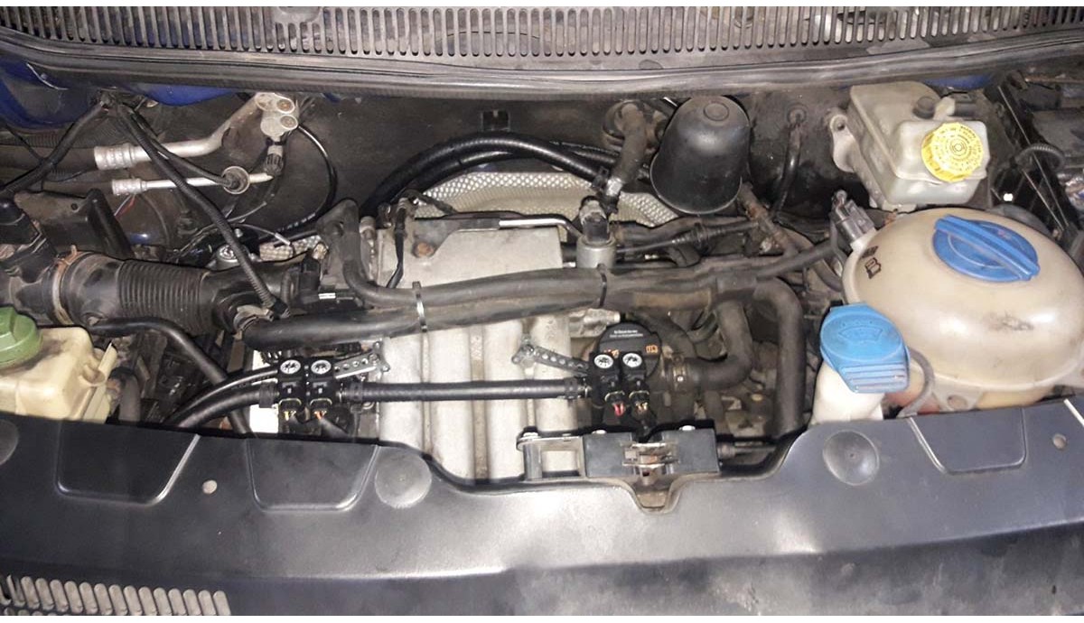 Установка ГБО на Volkswagen Transporter 2.0 2005