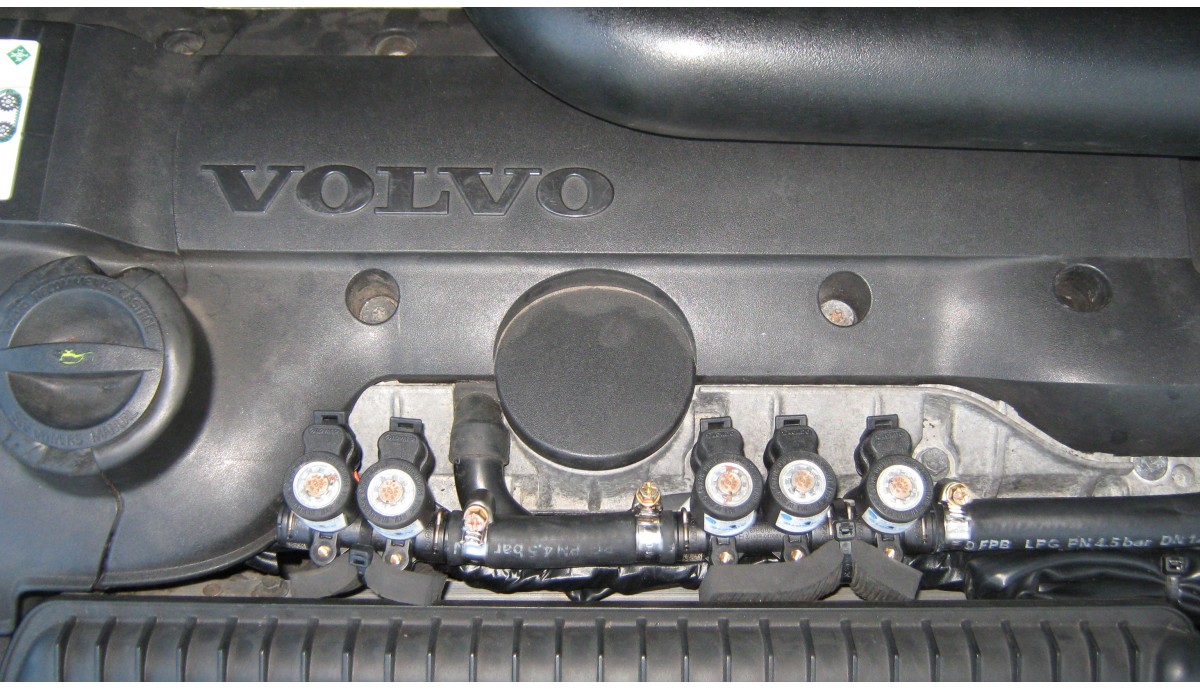 Установка ГБО на Volvo S80 2,5 2007