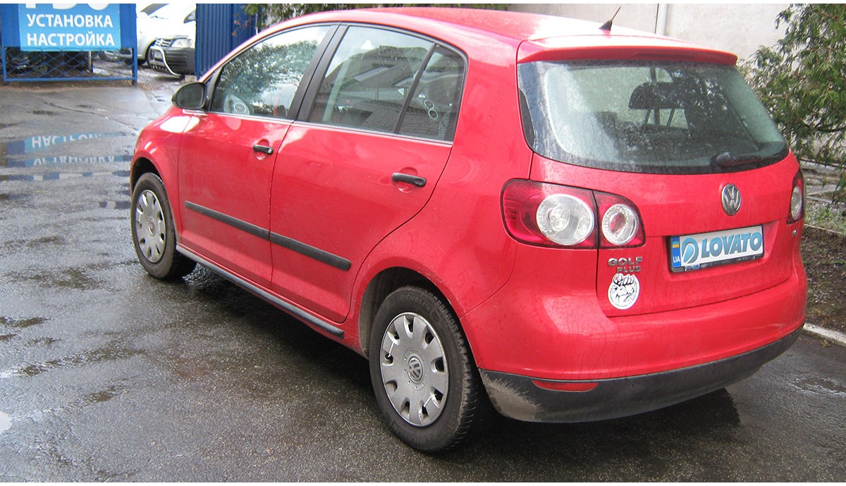 Установка ГБО на Volkswagen Golf+ 1,6 2006