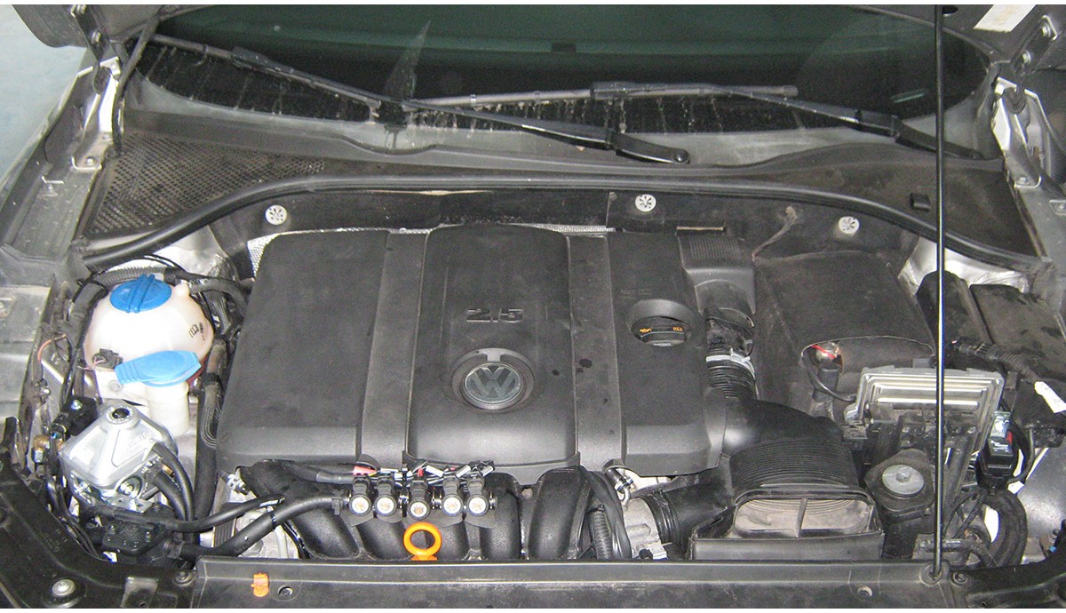 Установка ГБО на Volkswagen Passat B7 2.5 2012