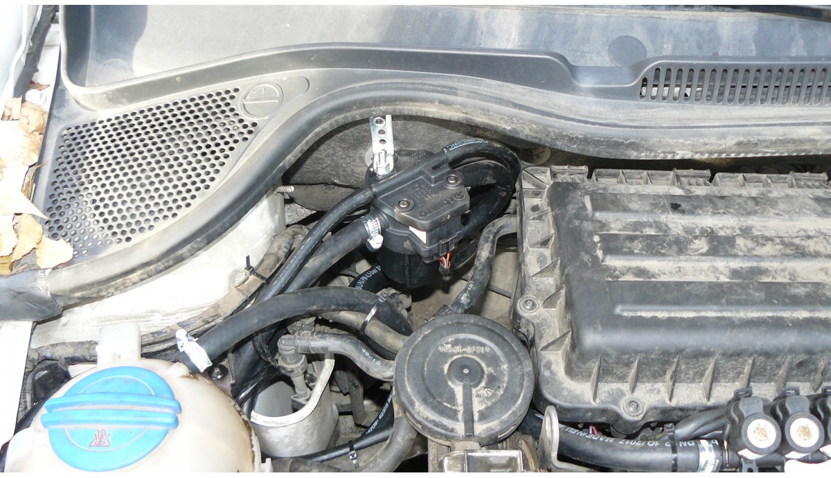 Установка ГБО на Volkswagen Polo 1.6 2013