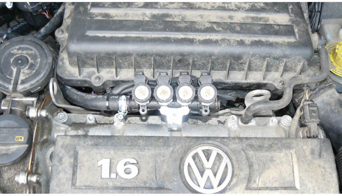 Установка ГБО на Volkswagen Polo 1.6 2013