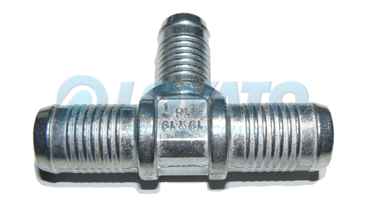 Тройник  (19х16х19) алюминиевый 